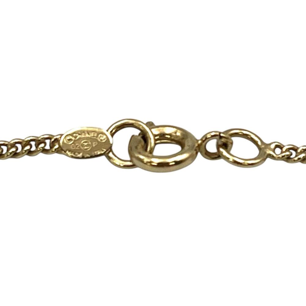 CHANEL Gold Logo Necklace - Picture 4 of 6